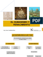 1.-El Humanismo y El Renacimiento