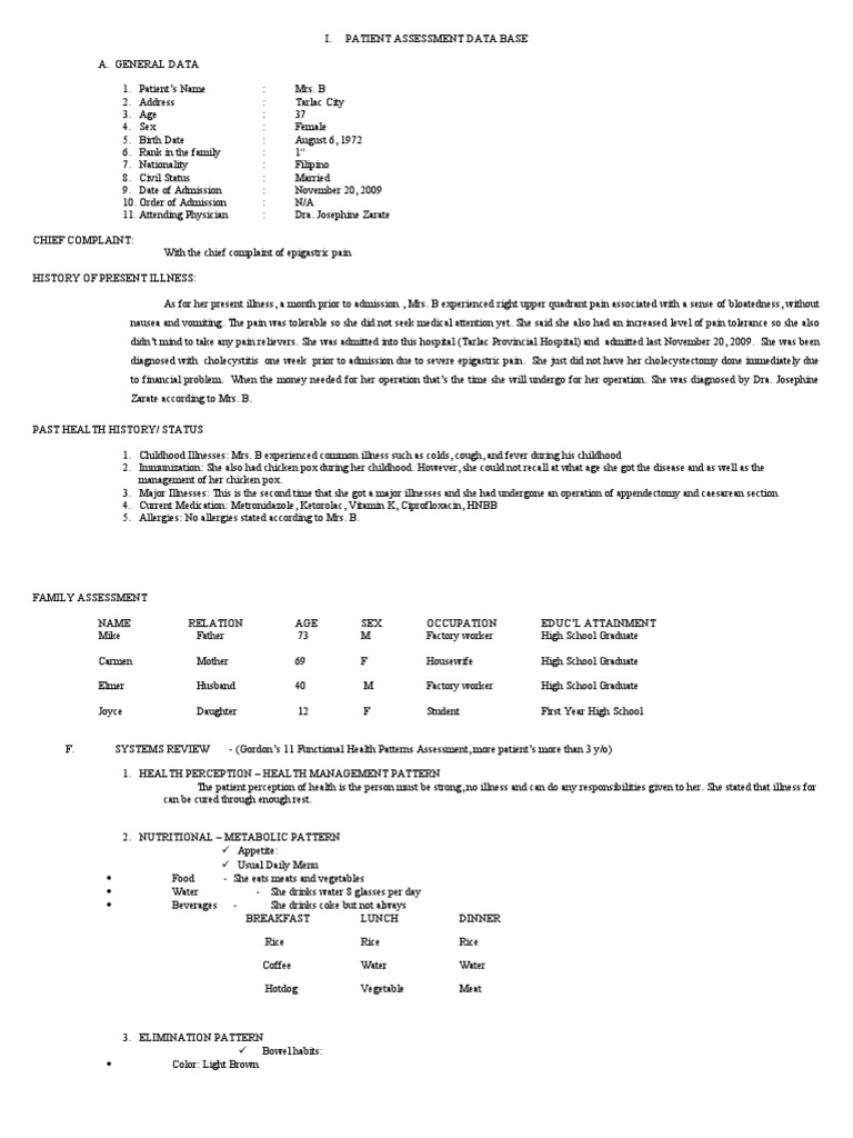 Cholecystitis case study slideshare picture