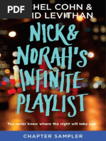 Nick & Norah's Infinite Playlist by Rachel Cohn & David Levithan