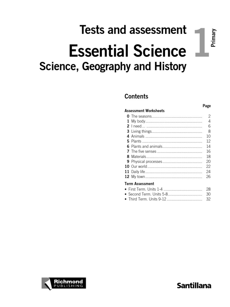 Test Science 1EP | PDF | Nature