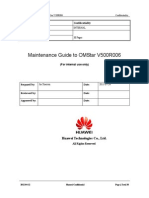 Maintenance Guide To OMStar V500R006