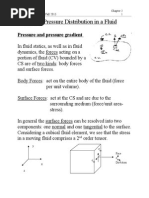 Chapter 2: Pressure Distribution in A Fluid: Pressure and Pressure Gradient