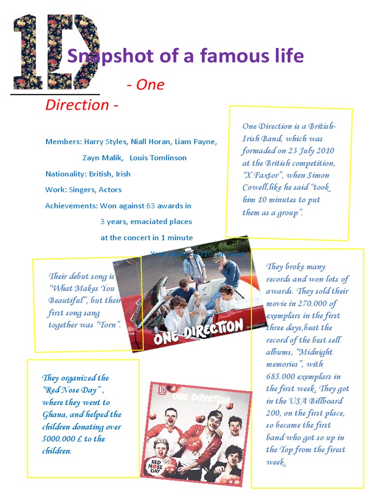 One Direction: Achievements & Legacy | PDF