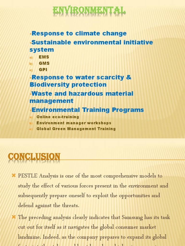 Samsung's Environmental Strategies Overview | PDF