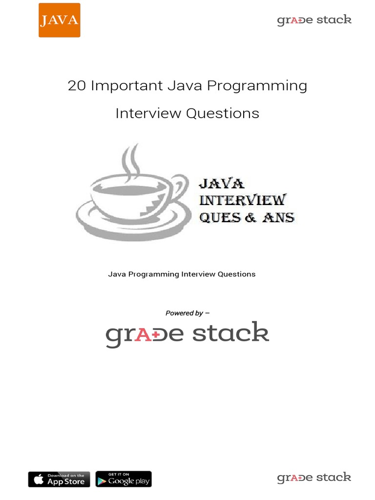 Important Java Programming Interview Questions | PDF | Business