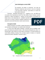 Caracterizarea Hidrologica A Anului 2008