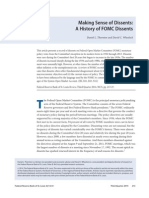 Making Sense of Dissents: A History of FOMC Dissents: Daniel L. Thornton and David C. Wheelock