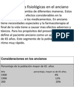 Alteraciones Fisiológicas en El Anciano