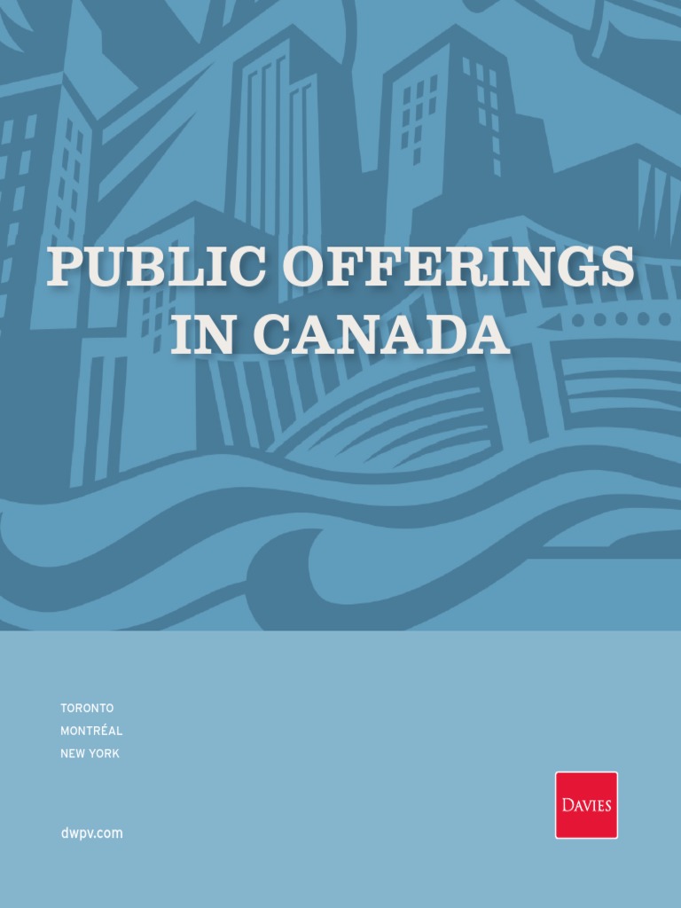 Going Public in Canada: A Guide | PDF | Initial Public Offering ...