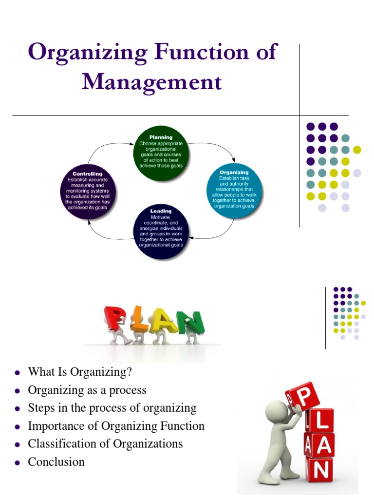 Organizing Function of Management | PDF | Social Group | Behavioural ...