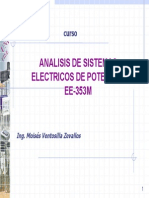 Analisis de Sistemas Electricos de Potencia I EE-353M: Curso