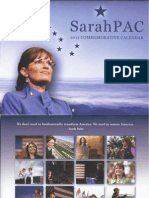 SarahPAC 2015 Calendar / Fundraiser Letter