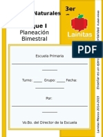 3er Grado - Bloque 1 - Ciencias Naturales