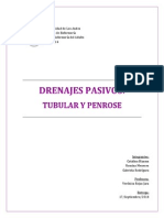 Drenajes Pasivos - Tubular y Penrose