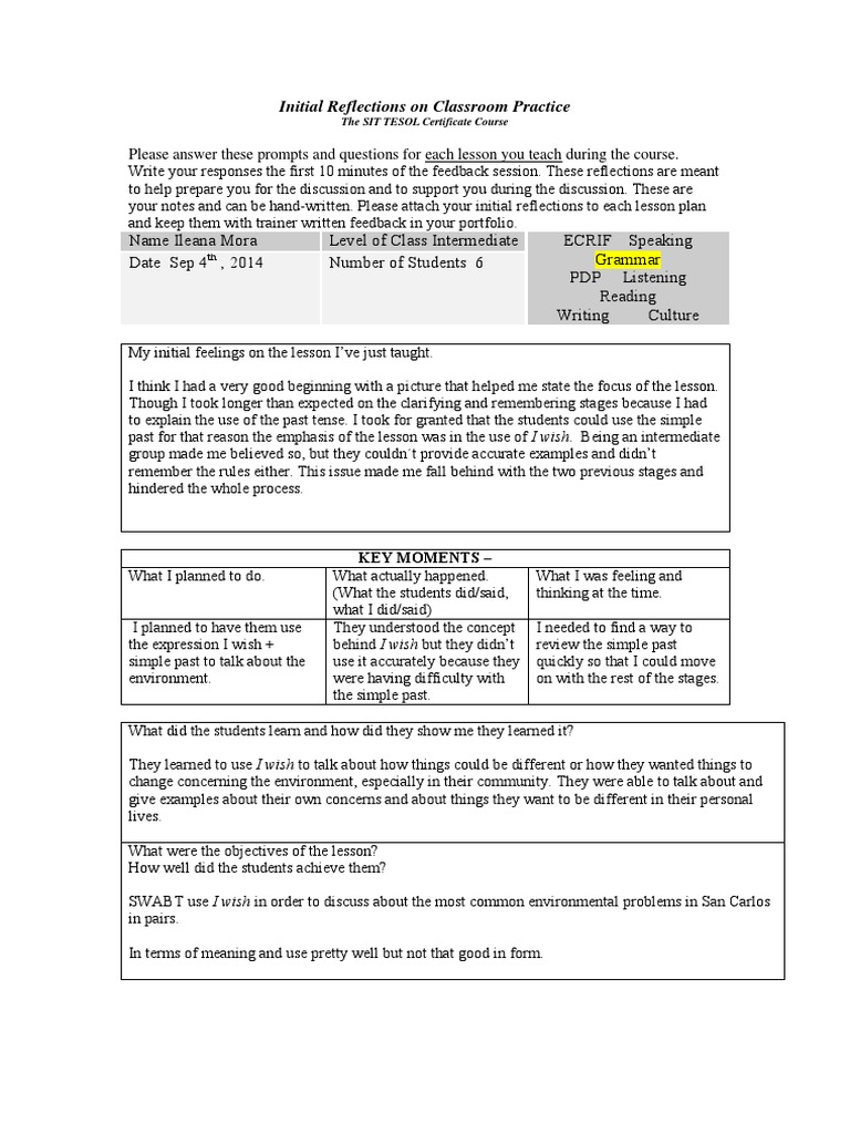 Hot Reflection ECRIF PDF | PDF | English As A Second Or Foreign ...
