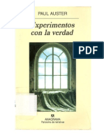 Auster, Paul - Experimentos Con La Verdad