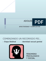 Adolescencia y Conformacion Psiquica