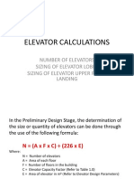 Elevator Calculations