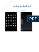 User Manual for Wireless setting for Android