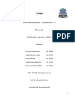 Direito Empresarial e Tributário - ATPS 2013