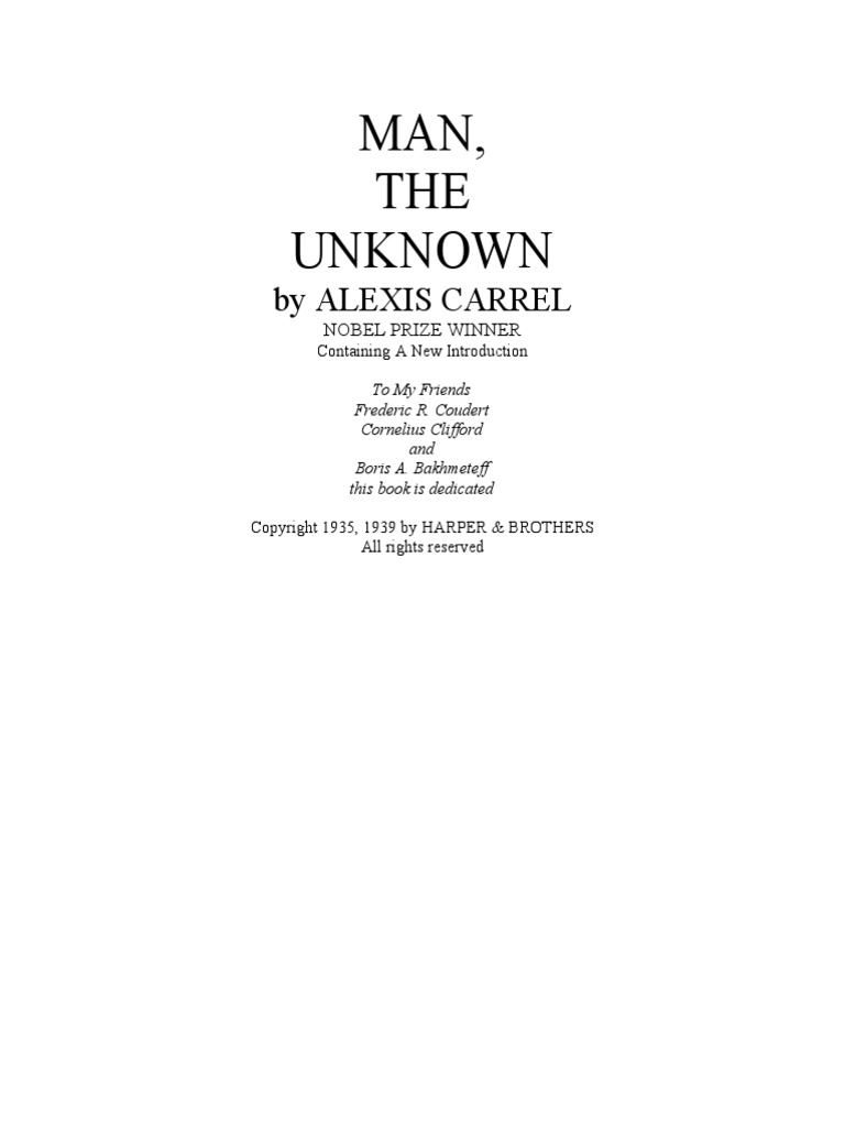 The Man The Unknown | PDF | Leisure | Business