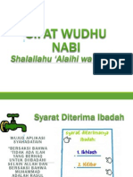 Sifat Wudhu