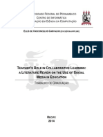  Ellís de Vasconcelos Carvalho. 5. O papel do professor no aprendizado colaborativo