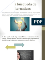 Busqueda de Alternativas