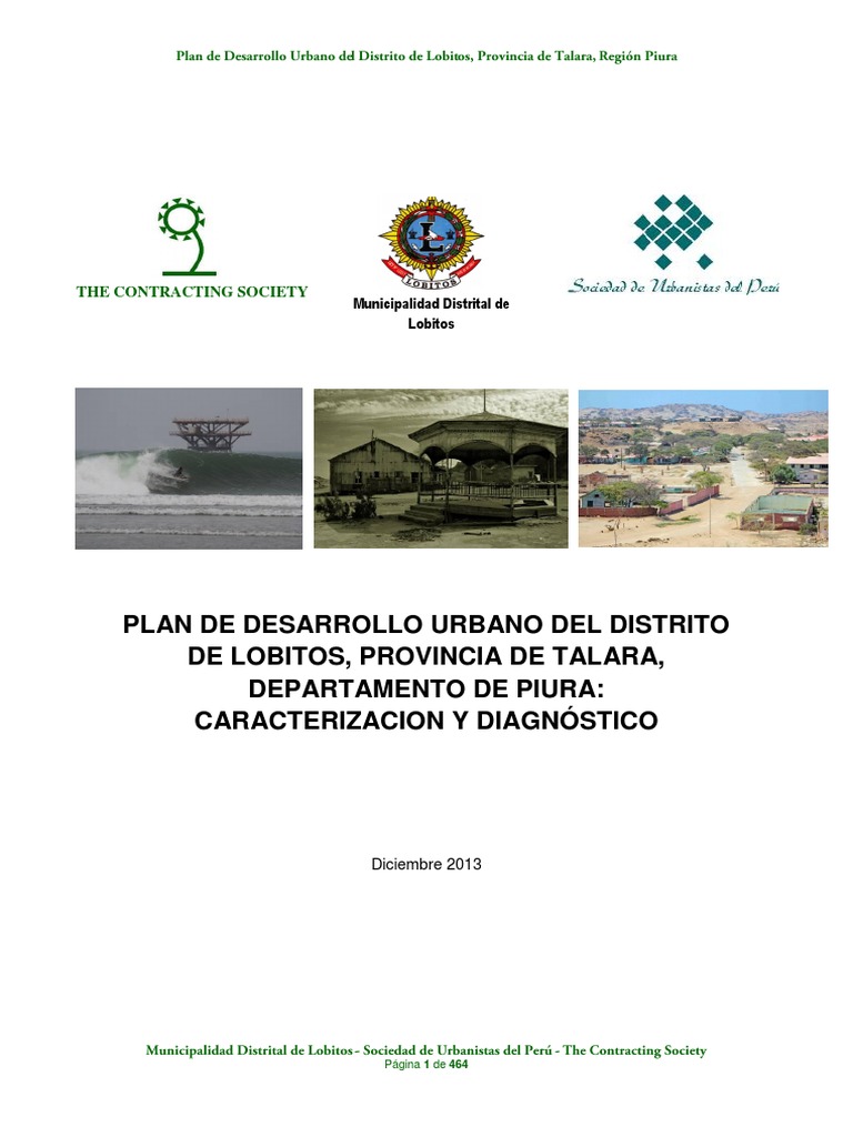 Plan de Desarrollo Urbano Lobitos 2013 | PDF | Planificación urbana ...