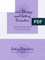 Music Therapy and Eating Disorders