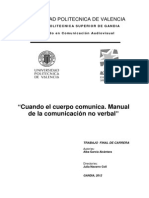 Cuando El Cuerpo Comunica. Manual de La Comunicacion No Verbal PDF