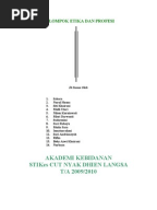 Makalah Sumber Etika Profesi Bidan Dalam Pelayanan Kebidanan