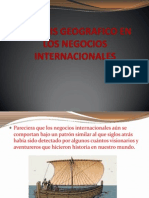 Analisis Geografico en Los Negocios Internacionales