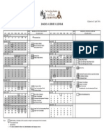 HKAPA Calendar 2014-2015 Updated On 2 April 2014