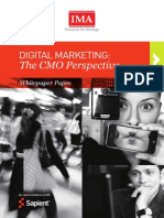 Digital Marketing - The CMO Perspective - August 2009