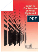 1 Design of Fire Resistance Precsat Pre Stressed Concrete PCI