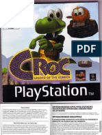 Croc legend of the Gobbos -psone- Βιβλίο Οδηγιών