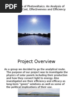 Solar Cell Presentation