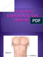 Anatomia radiologica del abdomen