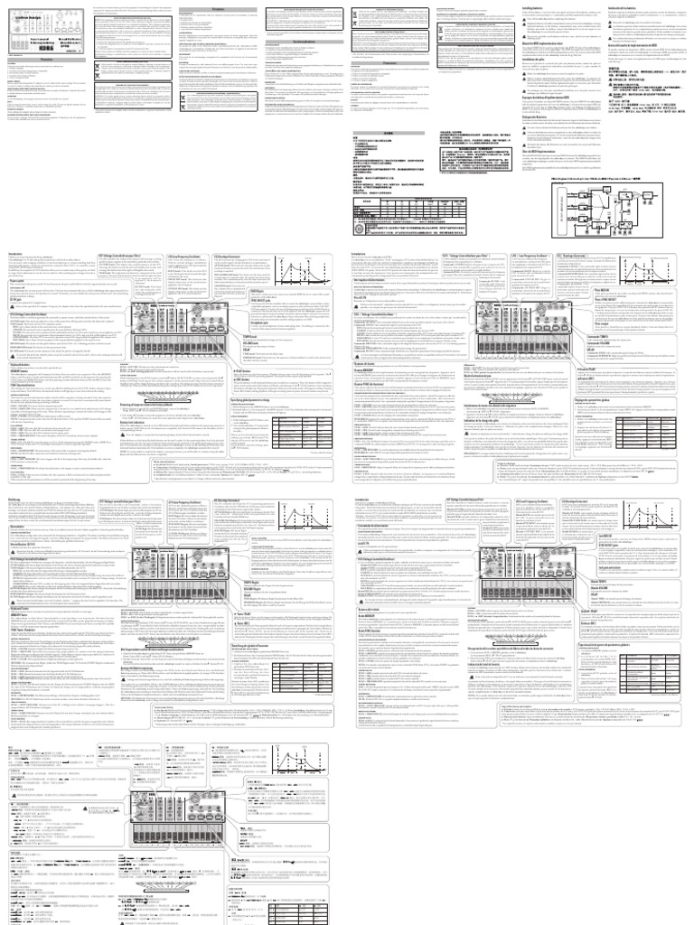 Volca Keys Owner's Manual PDF Recycling Computer Keyboard