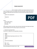 Fungsi Dasar PHP