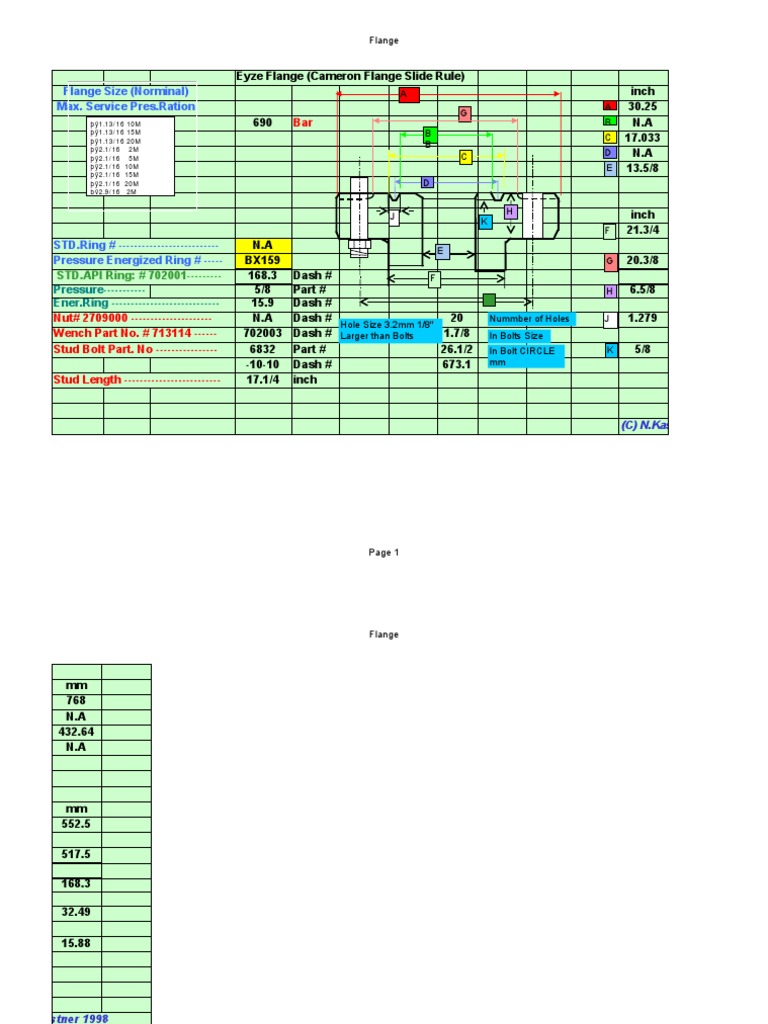 Flange Slide Ruler | Gas Technologies | Plumbing