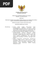 Download Permen Pu No 05-Prt-m-2014 Pedoman Sistem Manajemen k3 Konstruksi Bidang Pu by Specialonez SN240146209 doc pdf