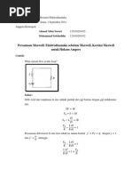 Persamaan Maxwell Elektrodinamika Sebelum Maxwell Koreksi Maxwell Untuk Hukum Ampere