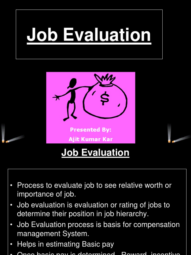 1 Job Evaluation PDF Employee Benefits Employment