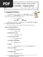 A Conjugação Perifrástica - consolidação