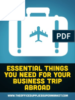 Essential Things You Need for Your Business Trip Abroad
