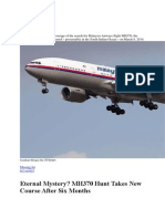 Missing Jet MH370