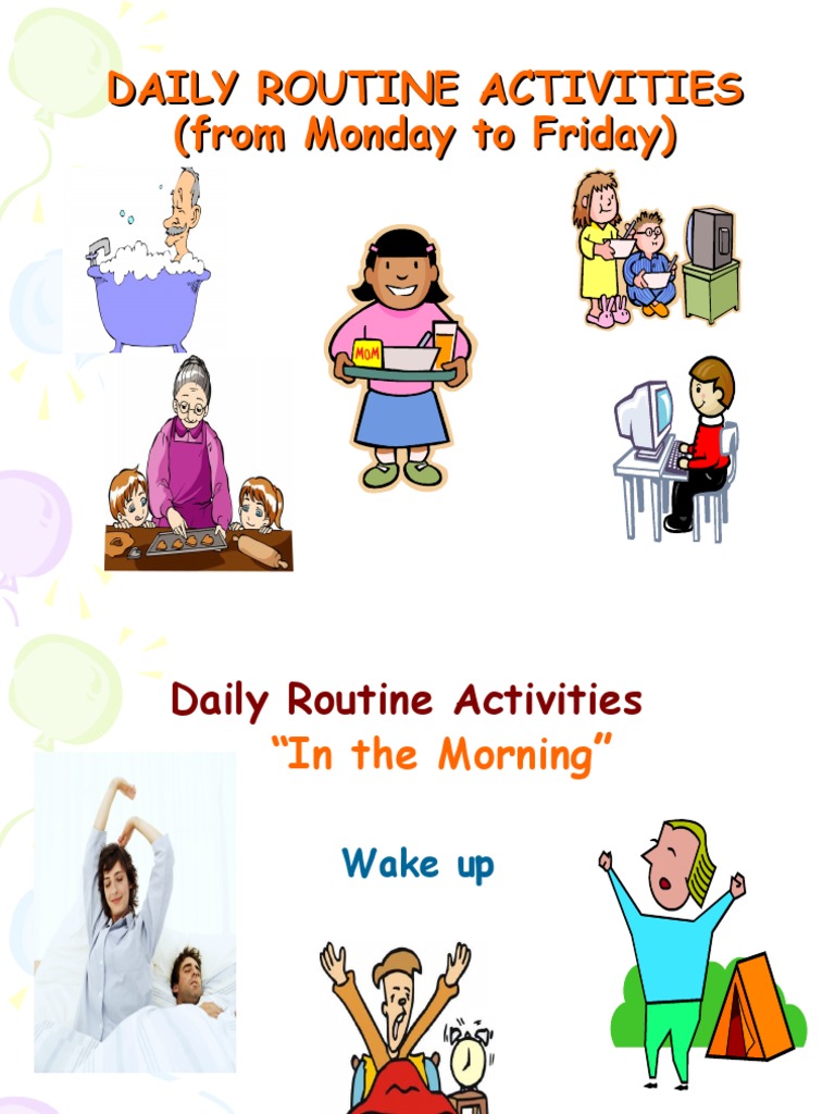 Daily Routine Activities Students | PDF | Self-Improvement | Wellness