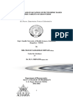 Formulation and Evaluation of Pectin/Hpmc Based Matrix Tablets of Zidovudine